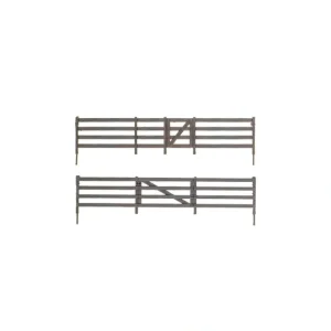 Scenery Supplies-A3002 - Rail Fence / 8 Pieces - O Scale - Quality Trains and Accessories Galore