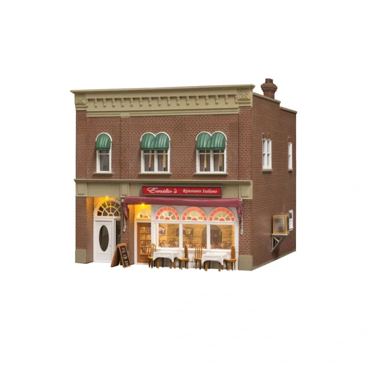 Buildings / Kits-br5855 - Emilio's Italian Restaurant - Quality Trains and Accessories Galore