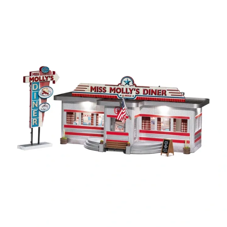 Buildings / Kits-BR5870 - Miss Molly's Diner - Quality Trains and Accessories Galore