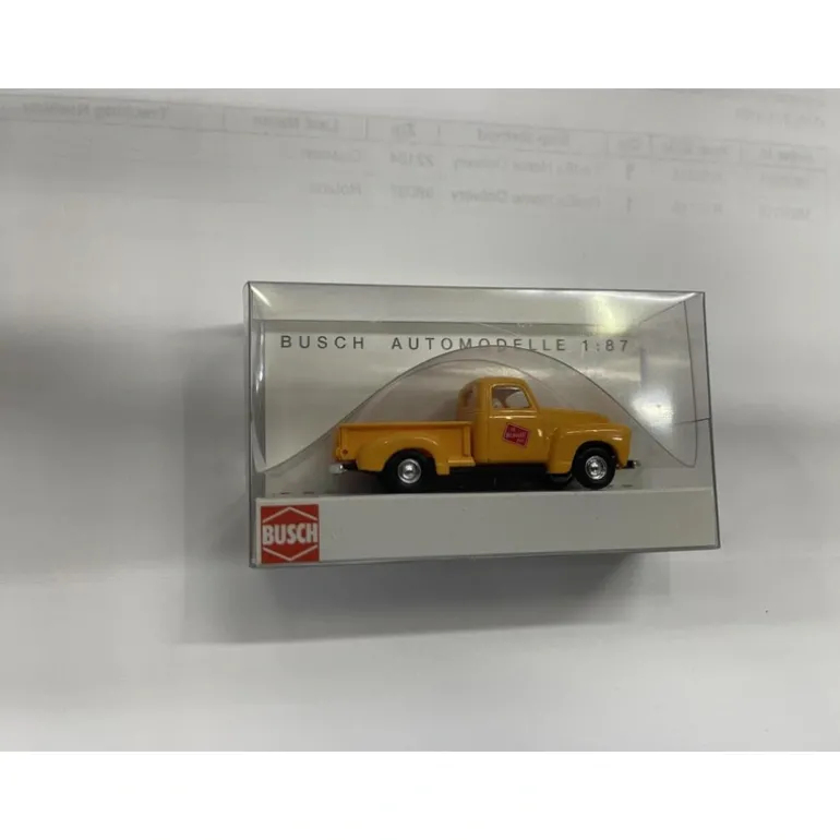 Busch 92107 1:87 MILW RR 1950 Chevrolet Pickup - Quality Trains and Accessories Galore