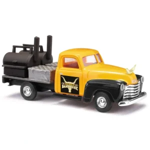 Busch 48239 HO 1950 Chevrolet Pickup Truck with Barbecue - Quality Trains and Accessories Galore