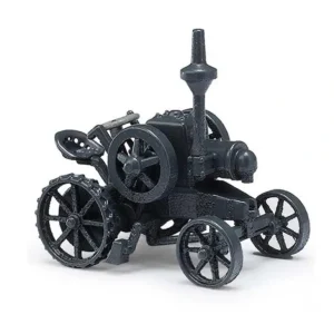 Busch 59908 HO 1921 Lanz Bulldog Tractor with Steel Wheels - Black - Quality Trains and Accessories Galore