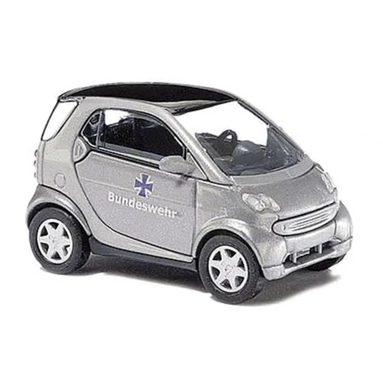 Busch 48949 HO 1:87 Smart Fortwo City Coupe Bundeswh - Quality Trains and Accessories Galore