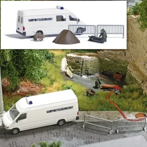 Busch 7954 HO Bomb Disposal Figure Set - Quality Trains and Accessories Galore