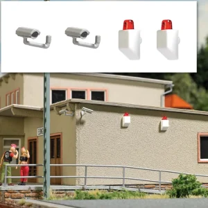 Busch 7755 HO Cameras & Alarm System - Quality Trains and Accessories Galore