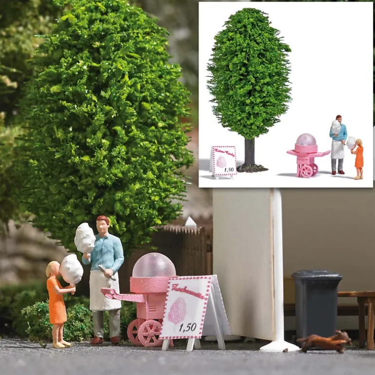 Busch 7996 HO Cotton Candy Dealer Action Set - Quality Trains and Accessories Galore