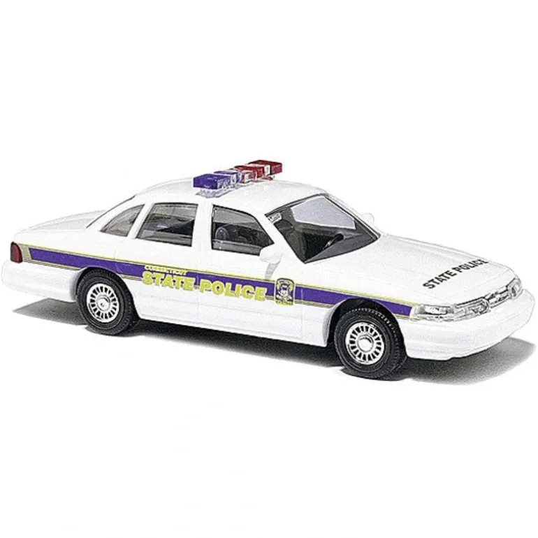 Busch 49086 HO Ford Crown Vctoria Connecticut State Police - Quality Trains and Accessories Galore