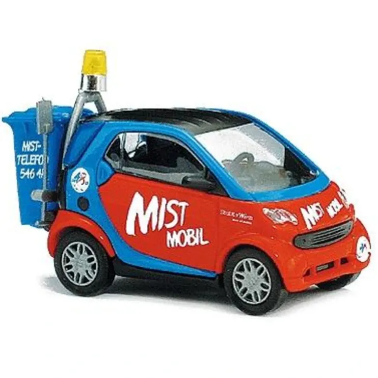 Busch 48936 HO Mist Mobil Smart City Coupe Fortwo - Quality Trains and Accessories Galore