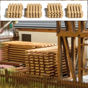 Busch 7760 HO Stacks of Boards (Set of 20) - Quality Trains and Accessories Galore