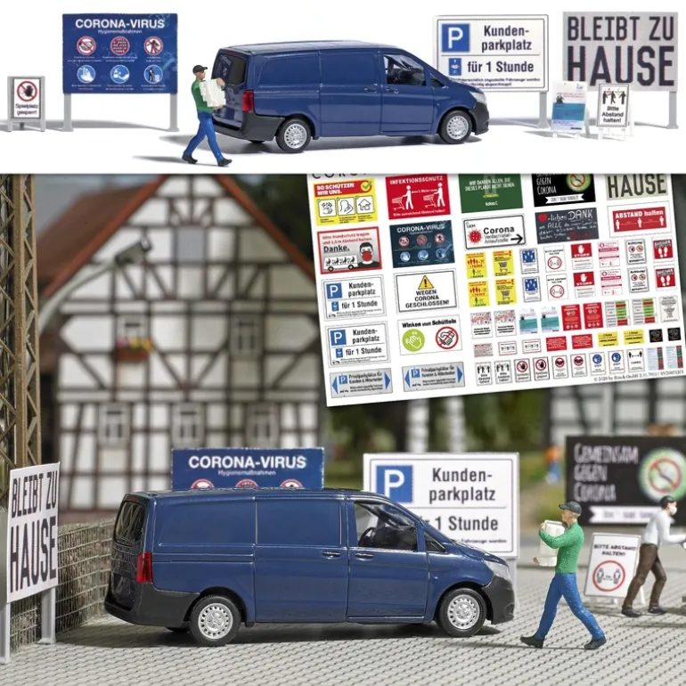 Busch 7912 HO The Transport Scene Figure Set - Quality Trains and Accessories Galore