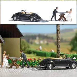 Busch 7980 HO Wedding Tradition Figure Set - Quality Trains and Accessories Galore