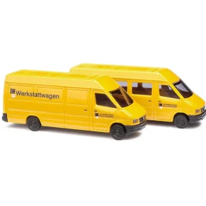 Busch 9793 N Leonhard Weiss Mercedes-Benz Sprinter Set (Set of 2) - Quality Trains and Accessories Galore