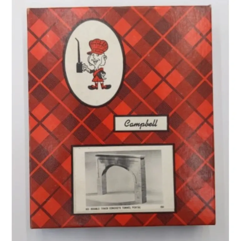 Campbell Scale Models 350-250 HO Double Track Concrete Portal - Quality Trains and Accessories Galore