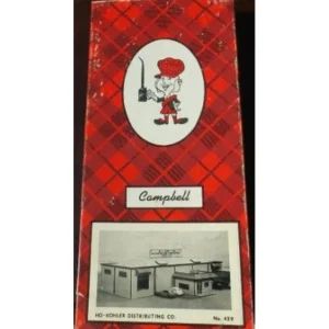 Campbell Scale Models 459 HO Kohler Distributing CO. Building Kit - Quality Trains and Accessories Galore