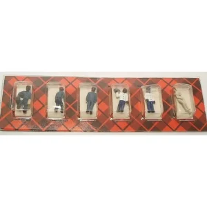Campbell Scale Models 1222 HO Assortment of Train Passenger Figures (Set of 6) - Quality Trains and Accessories Galore