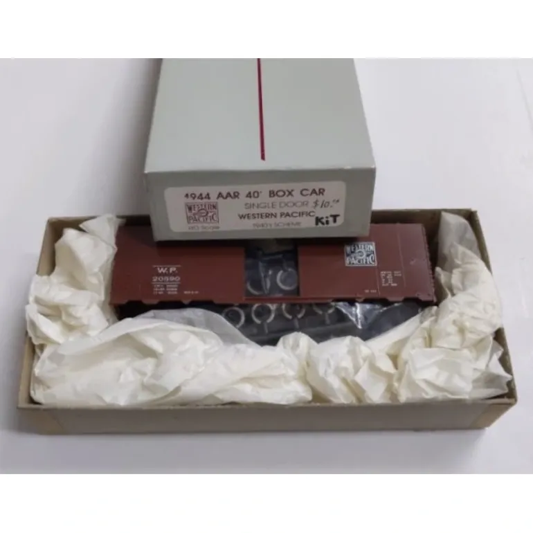 C&BT Shops 10208 1944 Western Pacific AAR 40' Boxcar Single Door #20590 Kit - Quality Trains and Accessories Galore