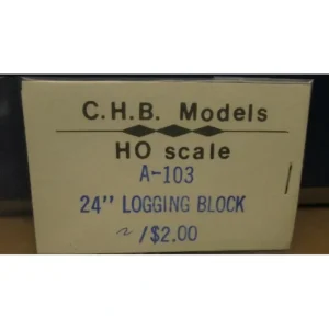 C.H.B. Models A-103 HO 24" Logging Block Kit - Quality Trains and Accessories Galore