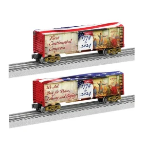 O Rolling Stock-2438190 - First Continental Congress 250th Anniversary Boxcar - Quality Trains and Accessories Galore
