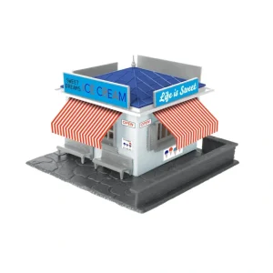 Building-2167060 - HO Gauge - ICE CREAM SHOP KIT - Quality Trains and Accessories Galore