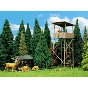 G Scale-331848 - Hunter's Stand w/Feed Bin - Quality Trains and Accessories Galore