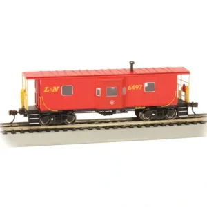 HO Rolling Stock-73209 - L&N #6497 - BAY-WINDOW CABOOSE (HO SCALE) - Quality Trains and Accessories Galore