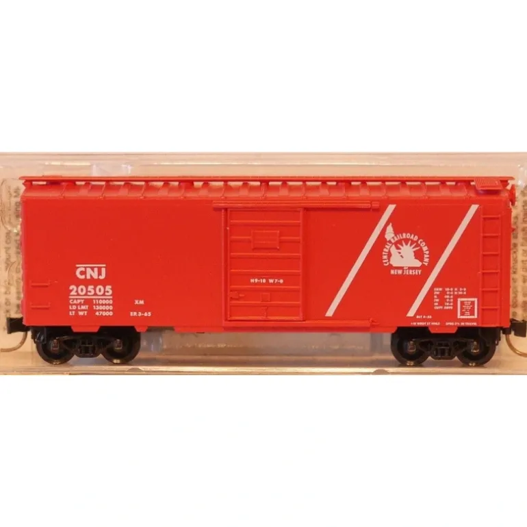 Micro-Trains 02000196 N CNJ 40' Standard Single Door Boxcar #20505 - Quality Trains and Accessories Galore> New