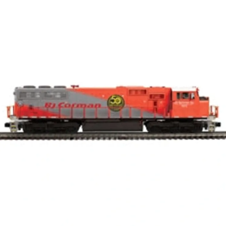 Diesel / Electric-30138210 - O PREMIER SD70MAC LOCOMOTIVE RJ CORMAN 1973 (RED/WHITE/BLACK/GRAY/GOLD) - 3RL - Quality Trains and Accessories Galore