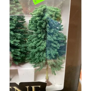Scenery Supplies-32206 - 5 1/2" - 6 1/2" Deciduous Trees two pieces per pack - Quality Trains and Accessories Galore