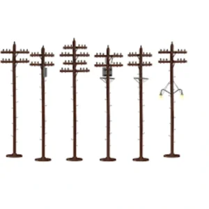 Accessories-6-37939 - SCALE TELEPHONES - ASSORTED - Quality Trains and Accessories Galore