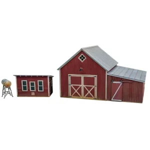 Walthers 933-3346 HO Chicken Coop & Sheds Building Kit (Set of 4) - Quality Trains and Accessories Galore> Best Sale