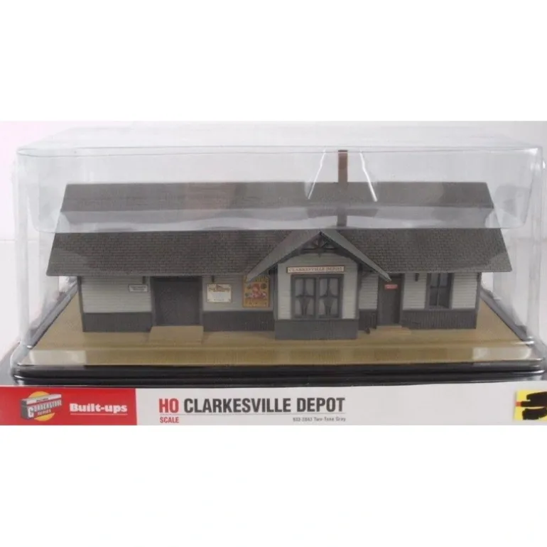 Walthers 933-2843 HO Clarksville Depot Train Building Built-Up - Quality Trains and Accessories Galore> Cheap