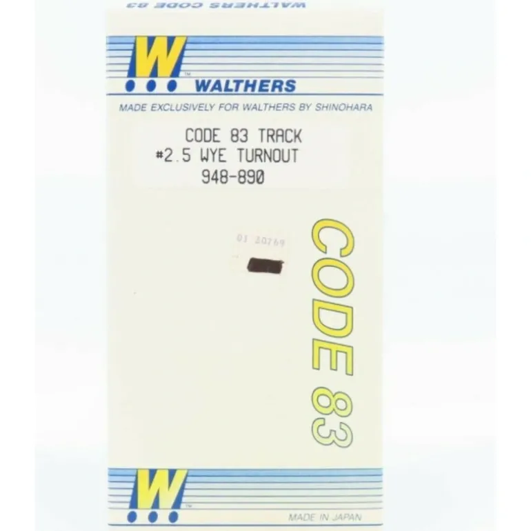 Walthers 948-890 HO Code 83 Track 2.5 WYE Turnout - Quality Trains and Accessories Galore> Best