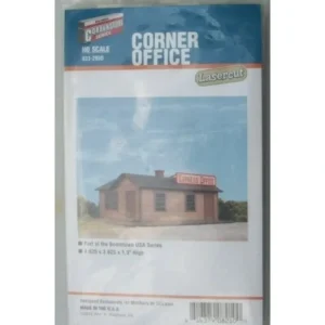 Walthers 933-2880 HO Corner Office Laser Cut Wooden Kit - Quality Trains and Accessories Galore> Shop