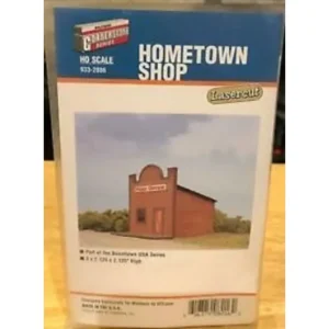 Walthers 933-2886 HO Hometown Shop Lasercut Kit - Quality Trains and Accessories Galore> New