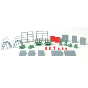 Walthers 949-4149 HO Industrial Details (Set of 28) - Quality Trains and Accessories Galore> Outlet