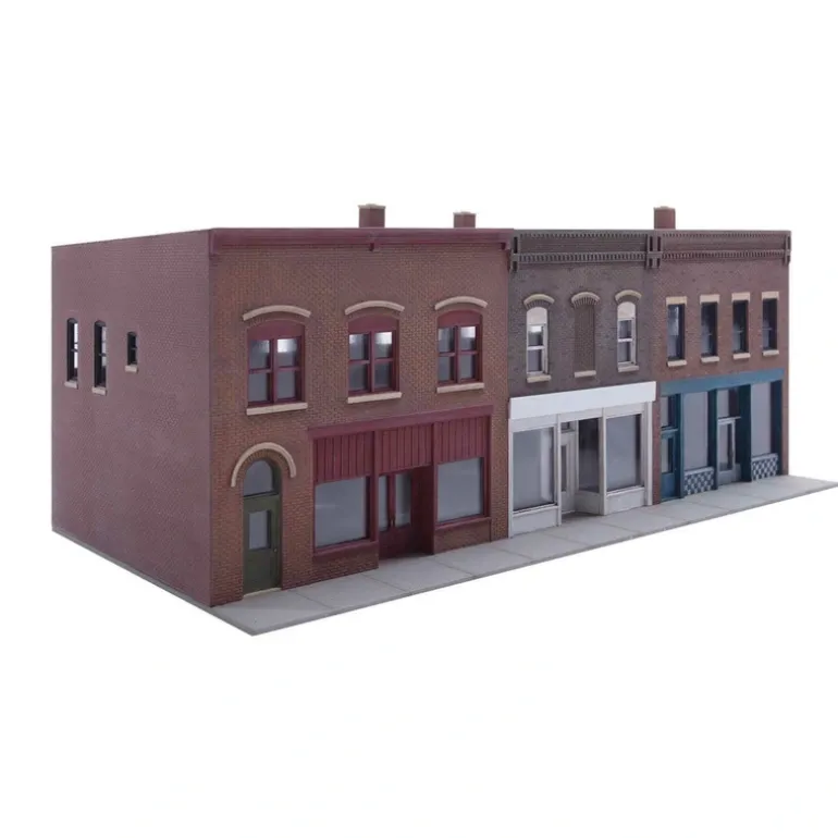 Walthers 933-4043 HO Merchant's Row VI Building Kit - Quality Trains and Accessories Galore> Discount