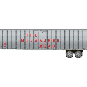 Walthers 949-2604 HO Milwaukee Road Flexi-Van 40' Trailer #2 (Pack of 2) - Quality Trains and Accessories Galore> Online