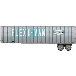 Walthers 949-2607 HO New York Central Flexi-Van 40' Trailer #2 (Pack of 2) - Quality Trains and Accessories Galore> Clearance