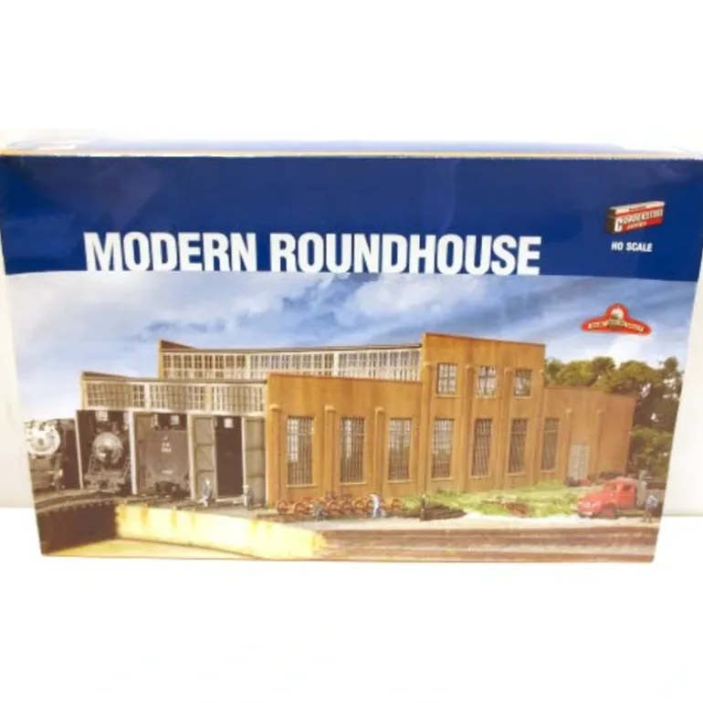 Walthers 933-2900 HO Scale 3 Stall Modern Roundhouse Cornerstone Series Kit - Quality Trains and Accessories Galore> Online
