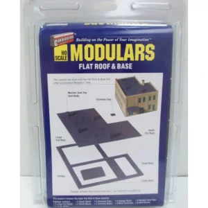Walthers 933-3721 HO Scale Modulars Flat Roof & Base Kit - Quality Trains and Accessories Galore> New