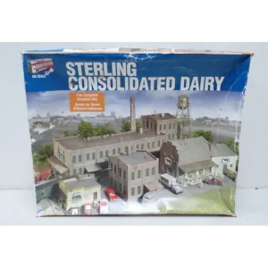Walthers 933-3799 HO Scale Sterling Consolidated Dairy 5-Complete Structure Kit - Quality Trains and Accessories Galore> Clearance
