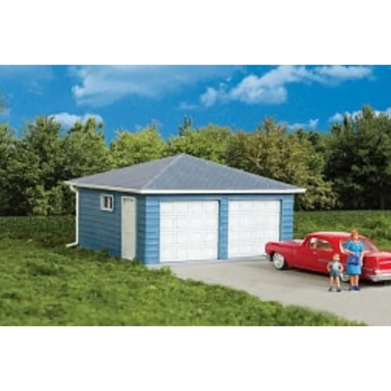 Walthers 933-3793 HO Two-Car Garage Kit - Quality Trains and Accessories Galore> Cheap