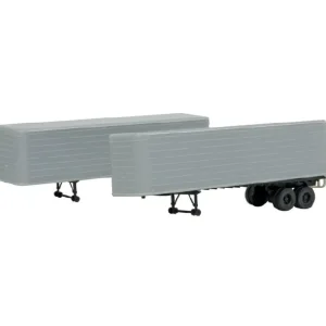 Walthers 949-2400 HO Undecorated 5' Fluted-Side Trailer Kit (Set of 2) - Quality Trains and Accessories Galore> Shop
