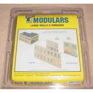 Walthers 933-3282 N Large Walls & Windows Plastic Kit - Quality Trains and Accessories Galore> Cheap