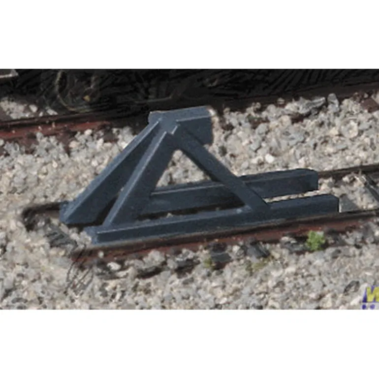 Walthers 933-2605 N Scale Dark Gray Track Bumpers (Box of 5) - Quality Trains and Accessories Galore> Flash Sale