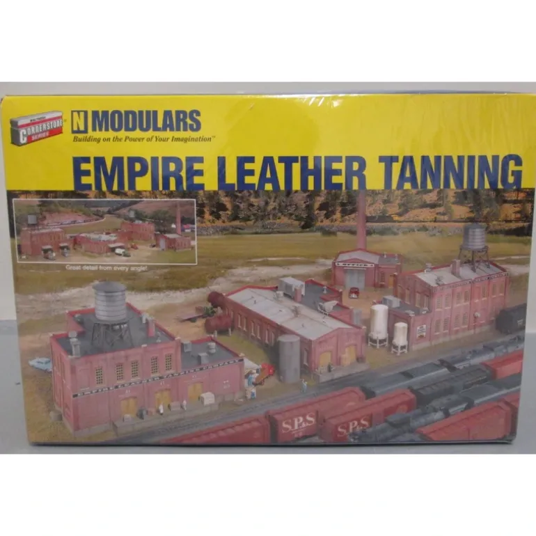 Walthers 933-3299 N Scale Empire Leather Tanning Building Kit - Quality Trains and Accessories Galore> Clearance