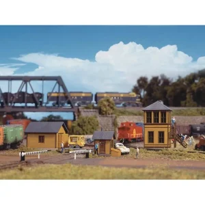Walthers 933-3852 N Trackside Structures Building Kit (Set of 3) - Quality Trains and Accessories Galore> Fashion