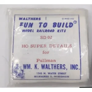 Walthers SD02 HO Super Details for Pullman Kit - Quality Trains and Accessories Galore> Flash Sale