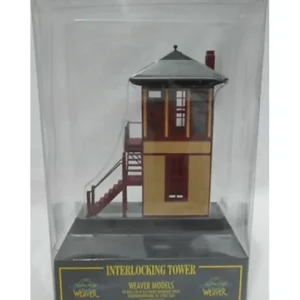 Weaver G1953B O Interlocking Tower Cream W/ Oxide Brown Gold Edition Assembled - Quality Trains and Accessories Galore> Store