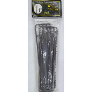 Weaver P740 O Scale Telephone Poles (36 Cross Arms, 18- 6" Poles) - Quality Trains and Accessories Galore> Clearance